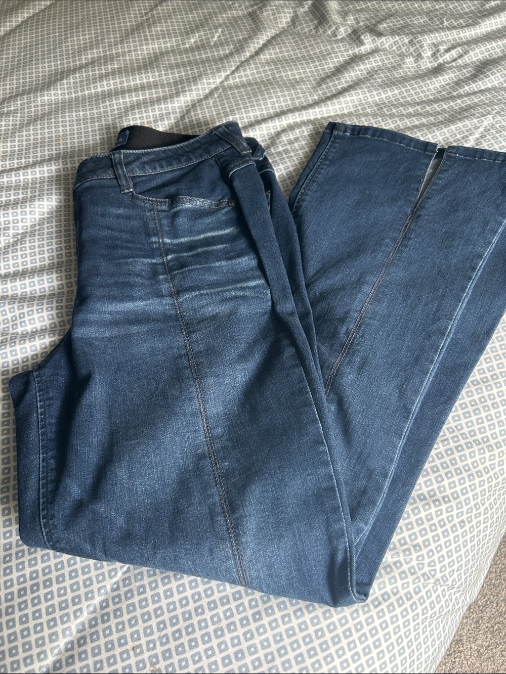Democracy Women's Dark Blue Flare Jeans